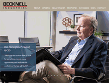 Tablet Screenshot of becknellindustrial.com